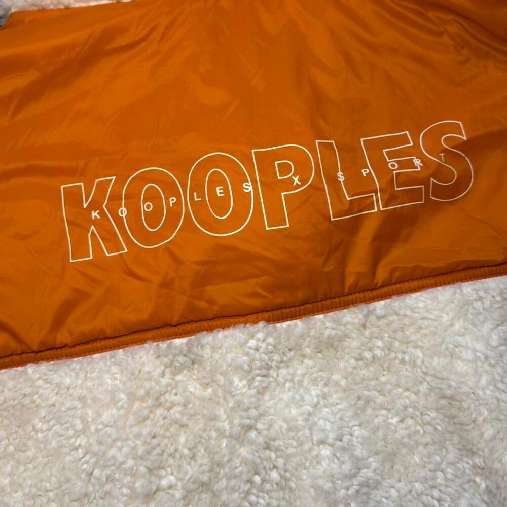 NEW The Kooples x SPORT RARE Activewear Cropped Teddy Zip-Up Fleece — L/XL - Picture 4 of 8